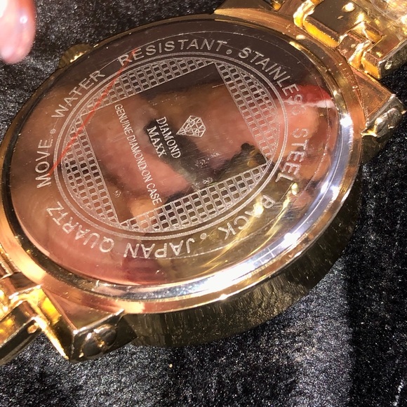 Real Diamond mens watch Not CZ! Best gift limited - Picture 8 of 14